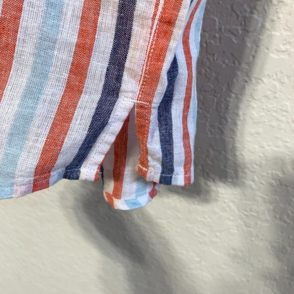 Banana Republic NWT Petite L Womens Dolman Sleeve Linen Blend Button Down Shirt - Picture 5 of 12